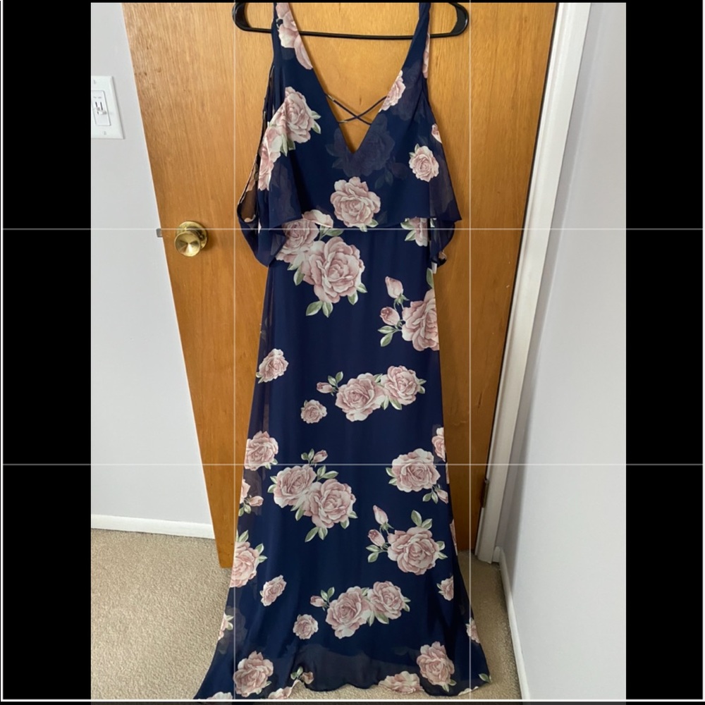 Long, Off-The-Shoulder Dress